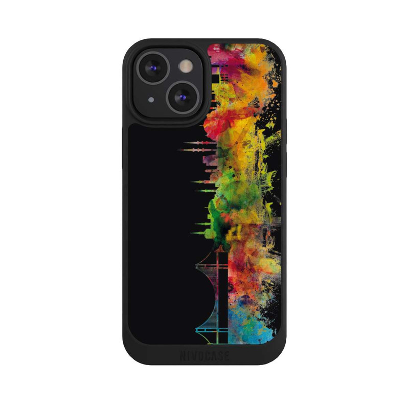 iPhone 13 Mini NIVOpure Istanbul Türkei Skyline Schwarz