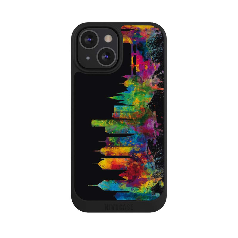 iPhone 13 Mini NIVOpure Melbourne Australien Skyline Schwarz