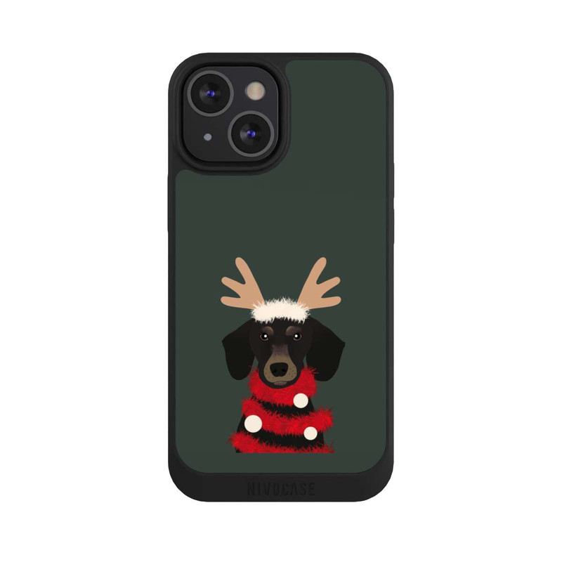 iPhone 13 Mini NIVOpure teckel de Noël