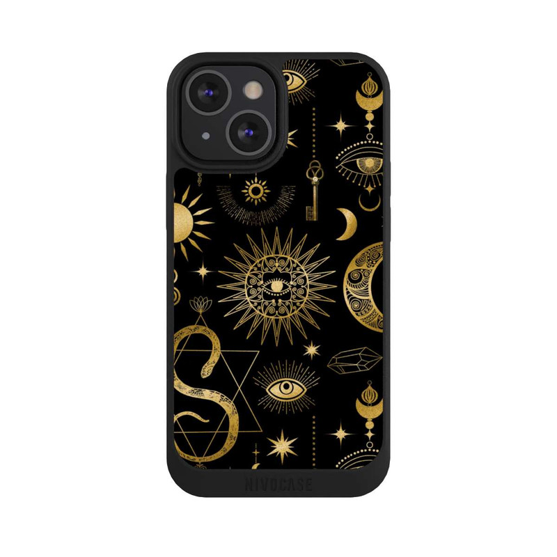 iPhone 13 Mini NIVOpure Himmlische Sonne und Mond Steampunk