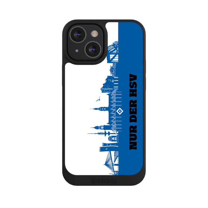 iPhone 13 Mini NIVOpure HSV Skyline Blau Weiß