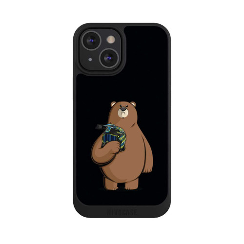 Apple iPhone 13 Mini NIVOpure Der Bär mit dem Helm Schwarz