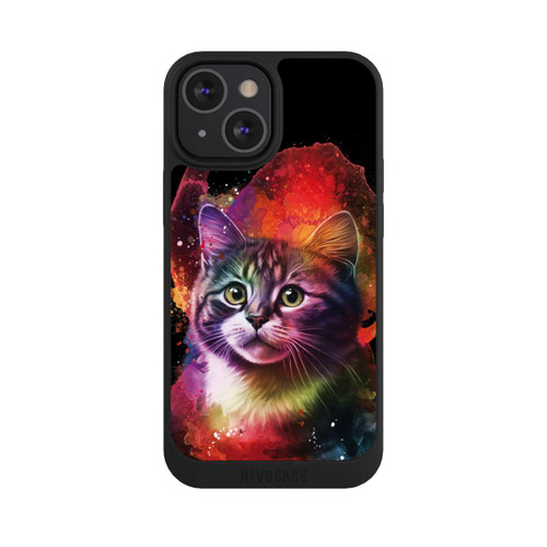 Apple iPhone 13 Mini NIVOpure Happy Kitty Schwarz