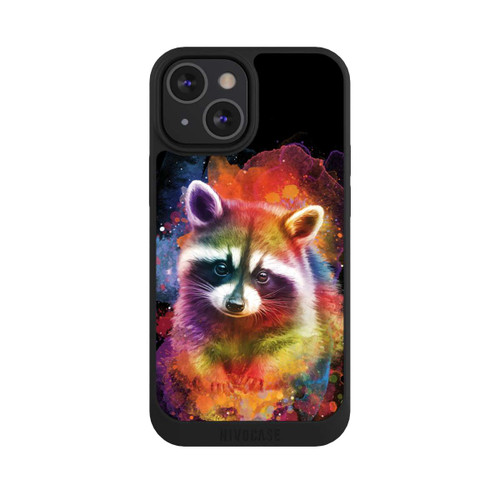 Apple iPhone 13 Mini NIVOpure Happy Racoon Schwarz