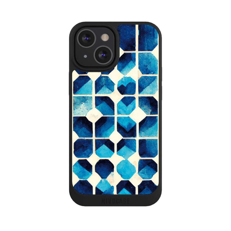 iPhone 13 Mini NIVOpure Motif bleu