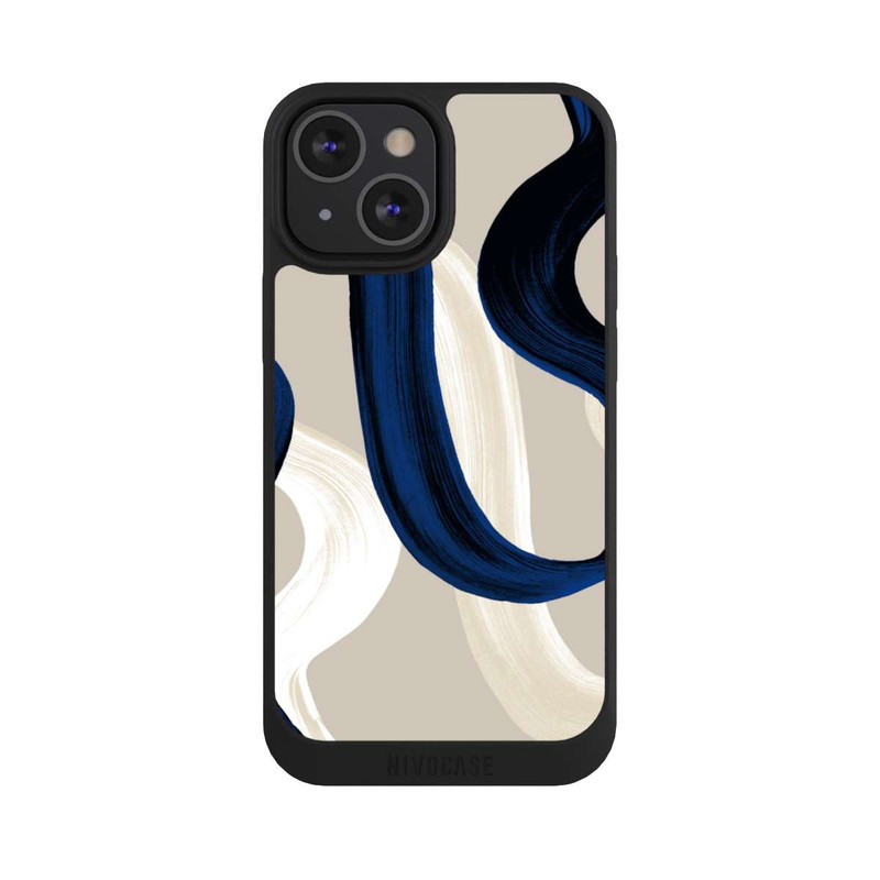 iPhone 13 Mini NIVOpure Abstrakte Pinselstriche 80
