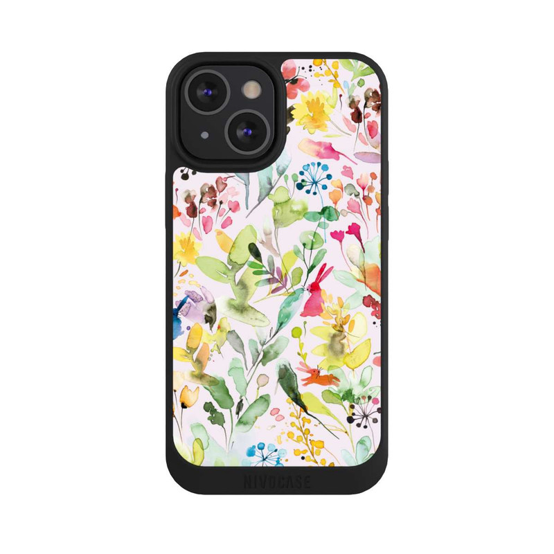 iPhone 13 Mini NIVOpure Wild Flowers Meadow Pink