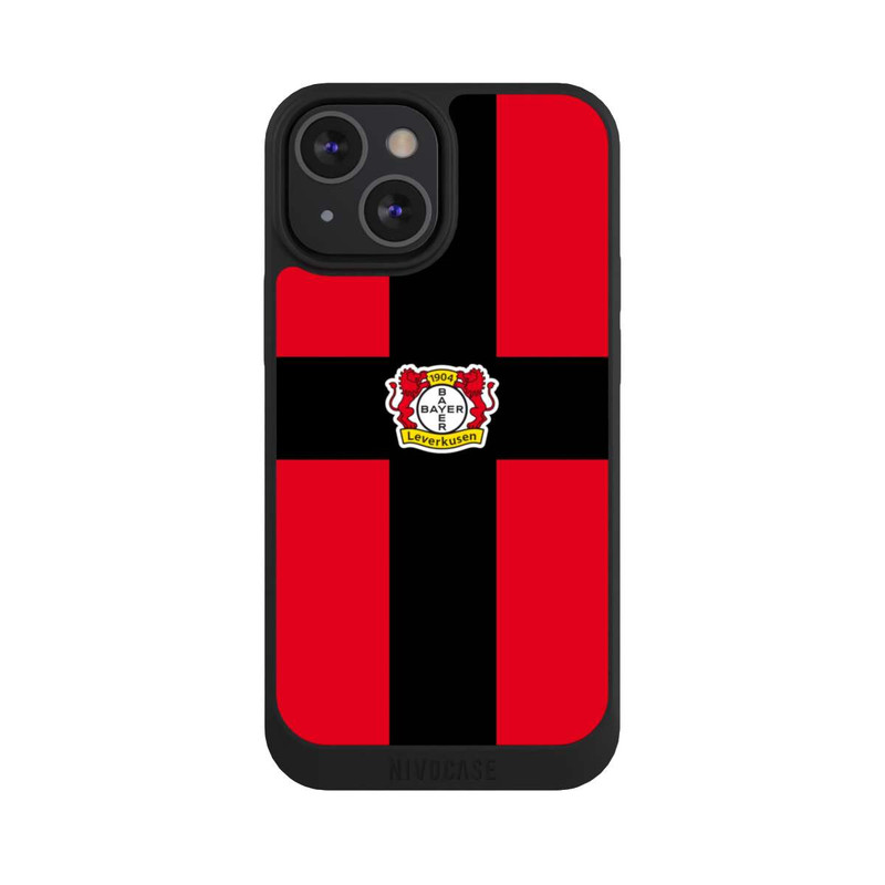 iPhone 13 Mini NIVOpure Bayer 04 Leverkusen Schwarzes Kreuz auf Rot