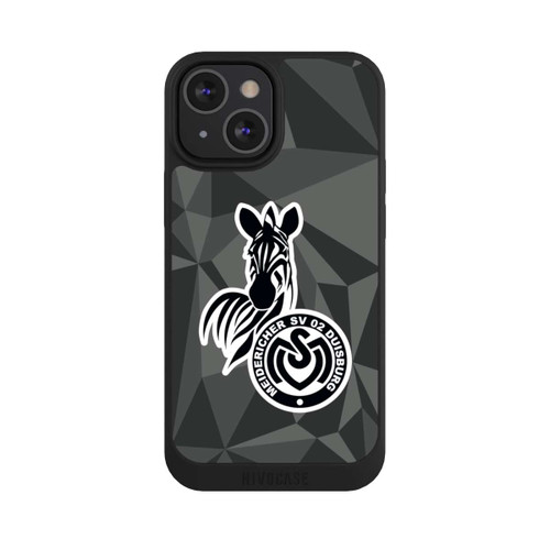 Apple iPhone 13 Mini NIVOpure MSV Duisburg Polygon Muster