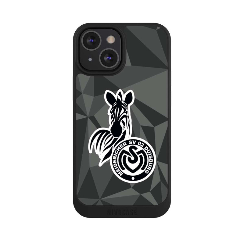iPhone 13 Mini NIVOpure MSV Duisburg Polygon Muster