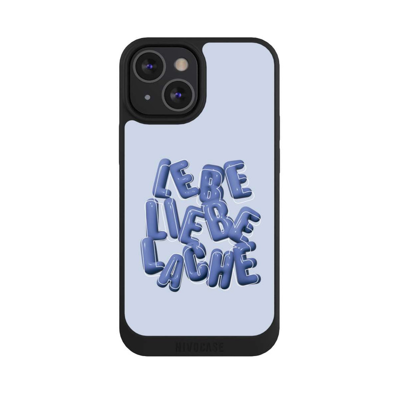 iPhone 13 Mini NIVOpure Lebe Liebe Lache Blue