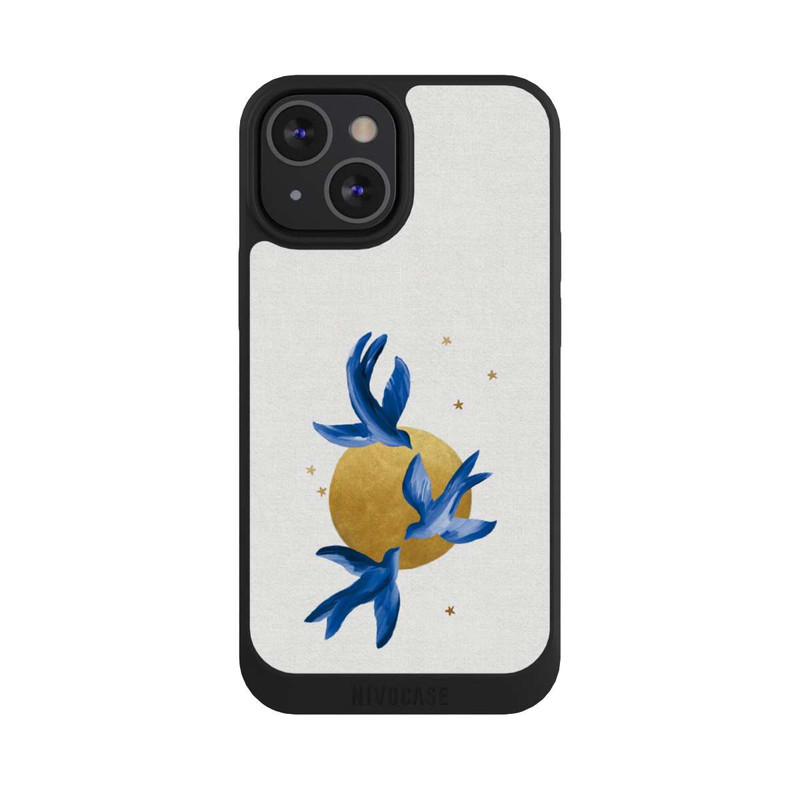 iPhone 13 Mini NIVOpure Blaue Vögel