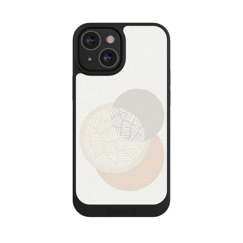 iPhone 13 Mini NIVOpure Geometrische Gedämpfte Farben
