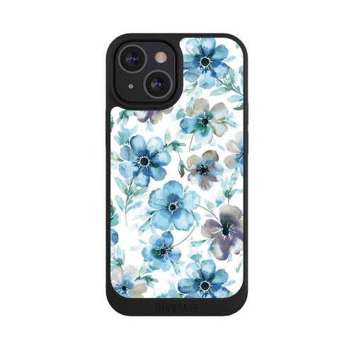 Apple iPhone 13 Mini NIVOpure Blaues Blumenmuster Trendy