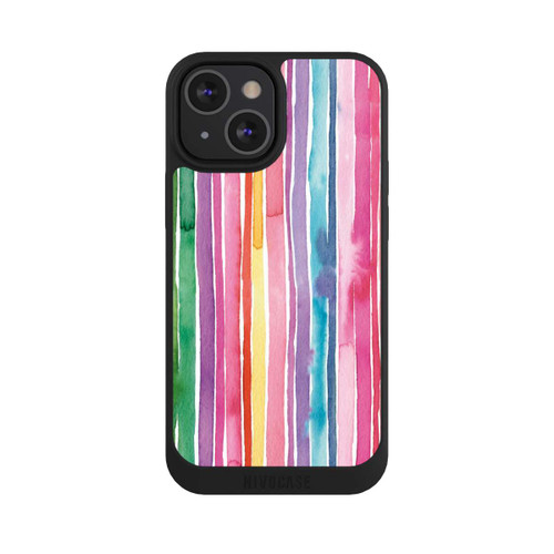 Apple iPhone 13 Mini NIVOpure Camouflage Rayures arc-en-ciel
