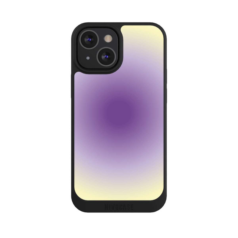 iPhone 13 Mini NIVOpure Aura Lila Gelb Kreis