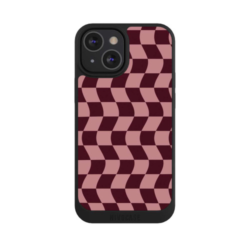 Apple iPhone 13 Mini NIVOpure Schachbrett Rot-Rosa