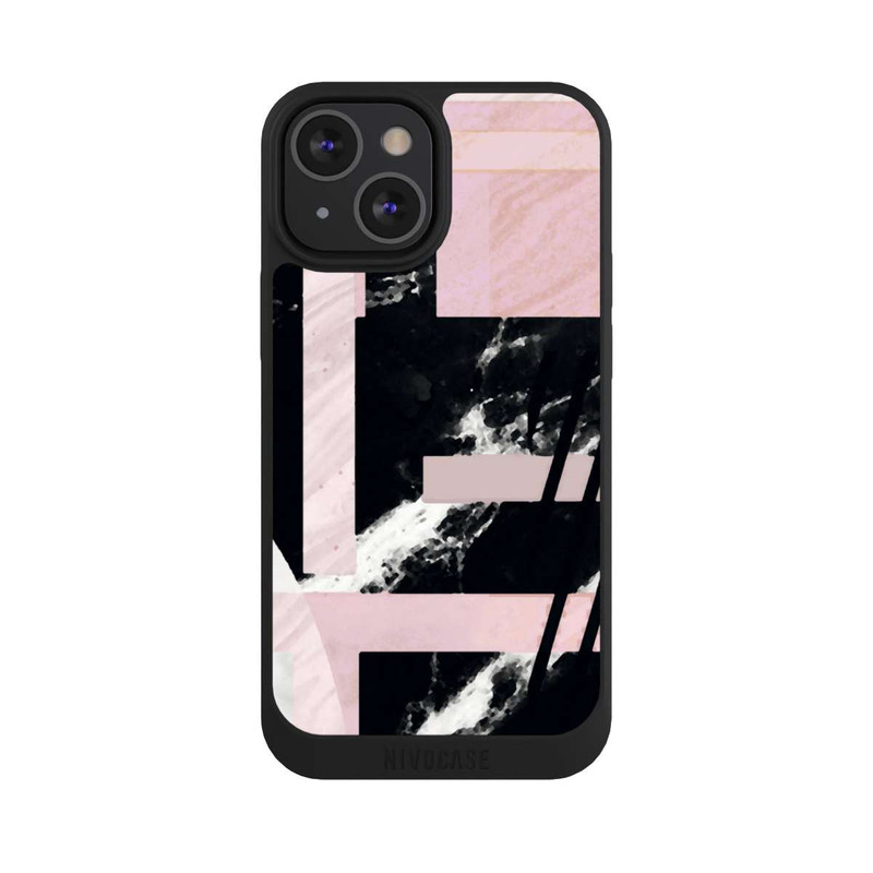 iPhone 13 Mini NIVOpure Rosa Marmor-Collage