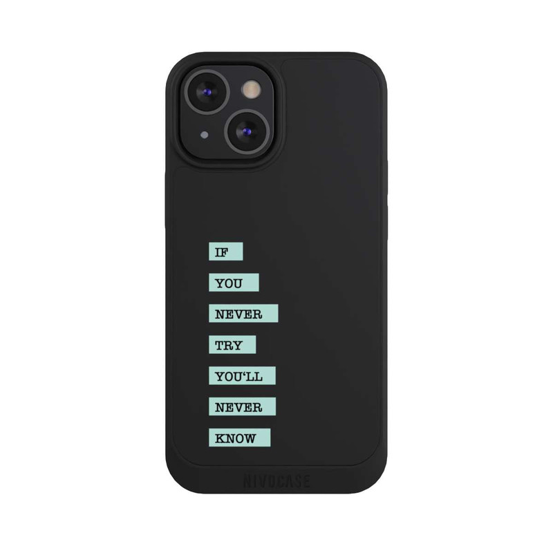 iPhone 13 Mini NIVOpure If You Try Green Transparent