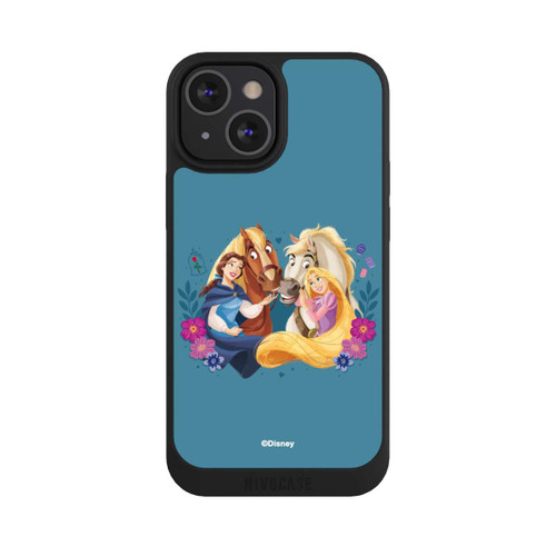 Apple iPhone 13 Mini NIVOpure Disney Prinzessinnen Belle and Rapunzel mit Pferden