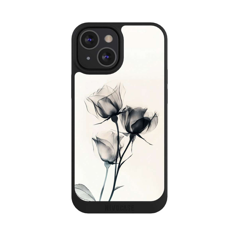 iPhone 13 Mini NIVOpure Schwarze Blume