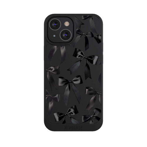 Apple iPhone 13 Mini NIVOpure Schwarze Satinschleifen
