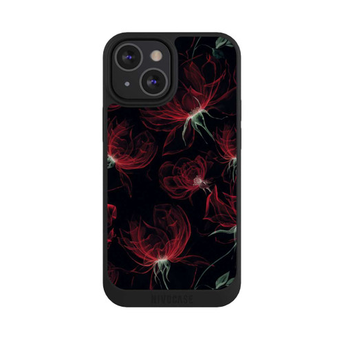 Apple iPhone 13 Mini NIVOpure Tapete mit roten Blumen