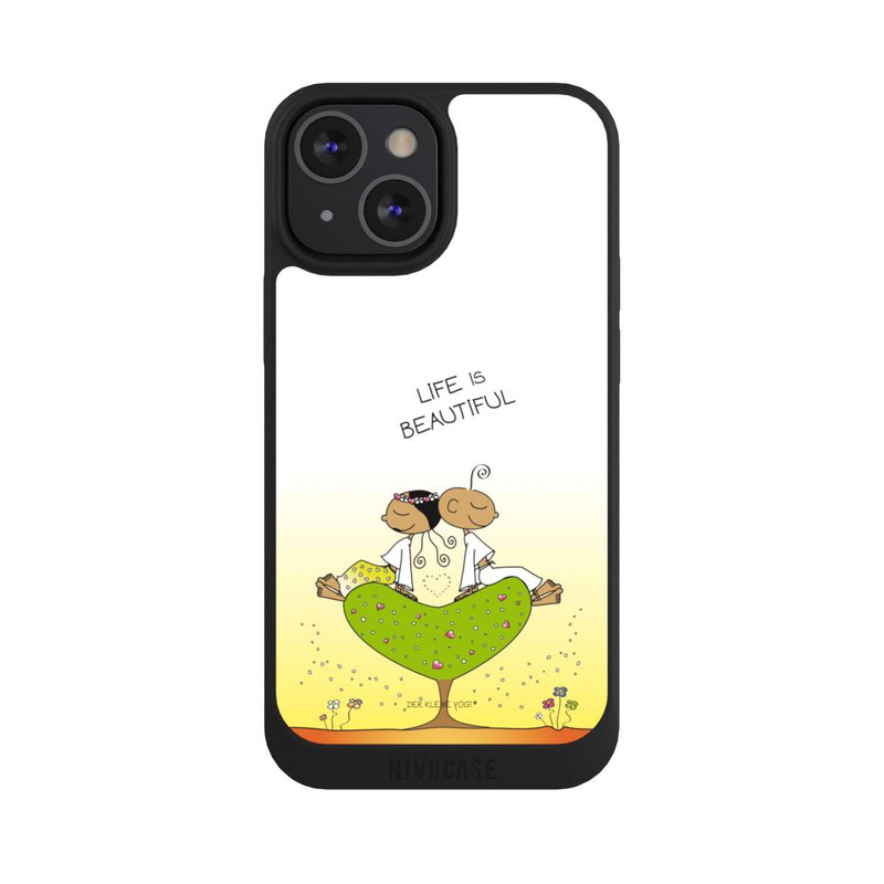 iPhone 13 Mini NIVOpure Life is Beautiful Meditation Der Kleine Yogi
