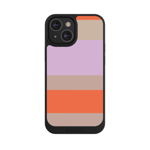Apple iPhone 13 Mini NIVOpure Moca Lila Orange Stripes