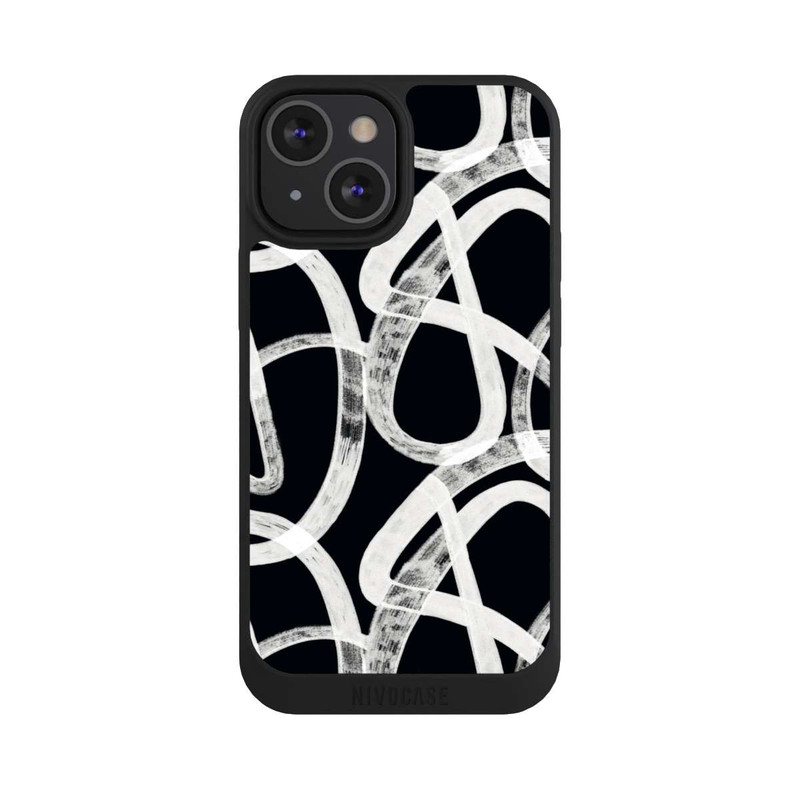 iPhone 13 Mini NIVOpure Doodles Black and White