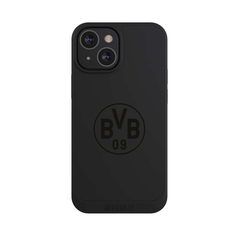 iPhone 13 Mini NIVOpure BVB Logo Schwarz Transparent