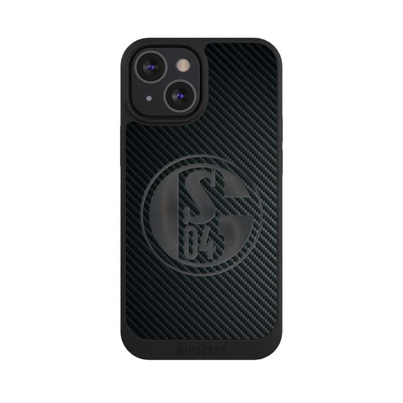 iPhone 13 Mini NIVOpure Schalke 04 Carbon Look