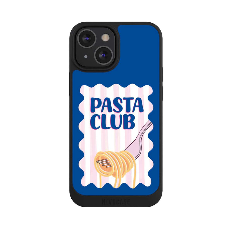 iPhone 13 Mini NIVOpure Pasta Club in Blue and Pink