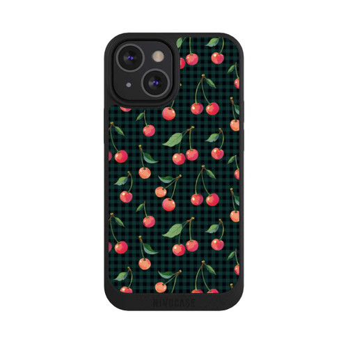 Apple iPhone 13 Mini NIVOpure Cherries and Green Gingham
