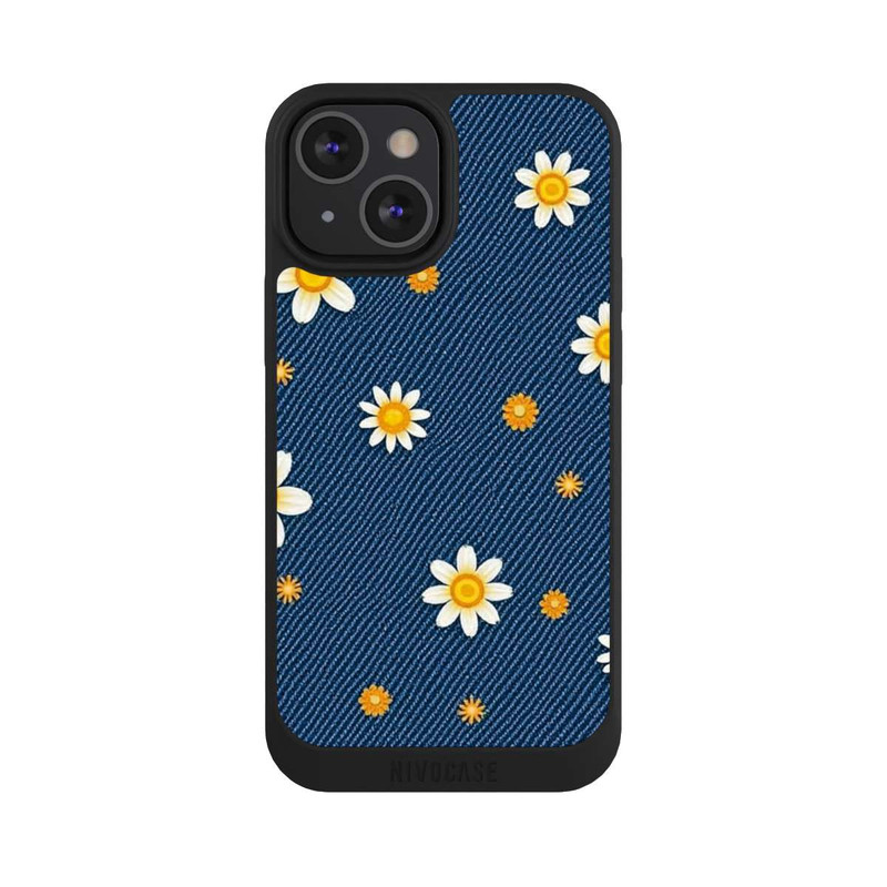 iPhone 13 Mini NIVOpure Jeans Flowers with AI
