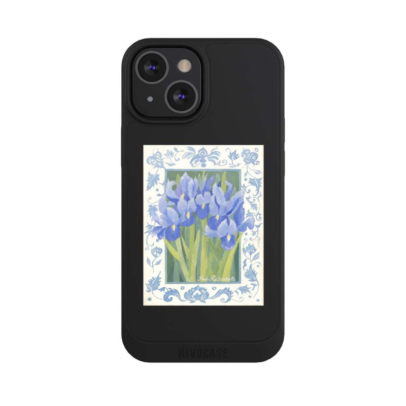 iPhone 13 Mini NIVOpure Blue Iris, by Jennifer Abbott