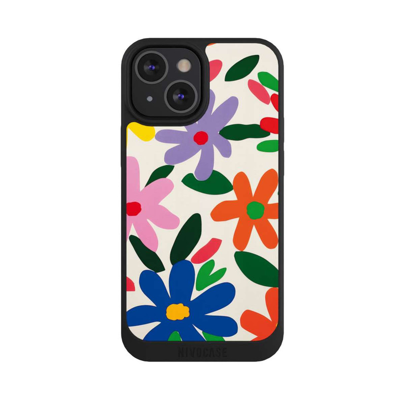 iPhone 13 Mini NIVOpure Sommerblüten Illustration