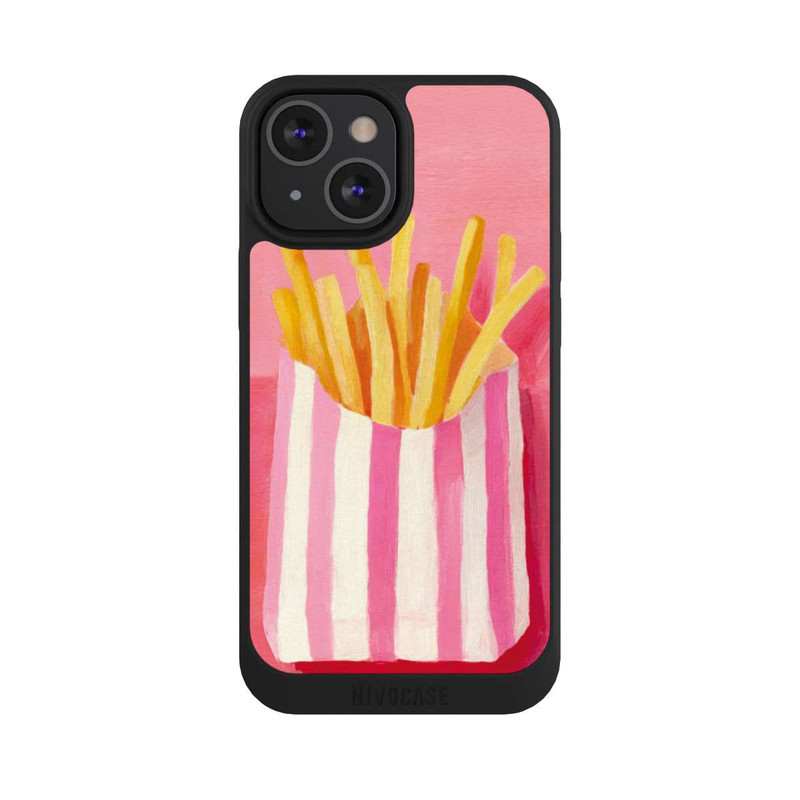 iPhone 13 Mini NIVOpure Retro Pommes Pink Watercolor