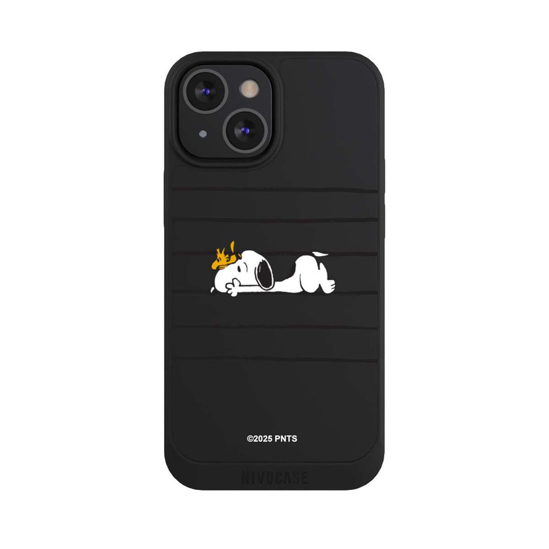 iPhone 13 Mini NIVOpure Snoopy Woodstock Stripes Peanuts Transparent