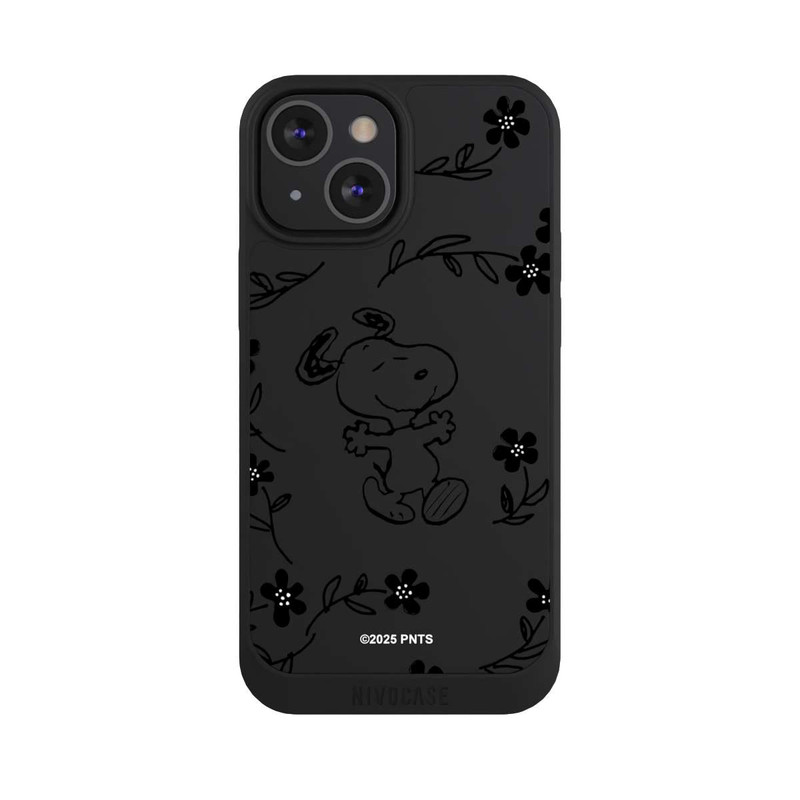 iPhone 13 Mini NIVOpure Snoopy und Flowers Transparent