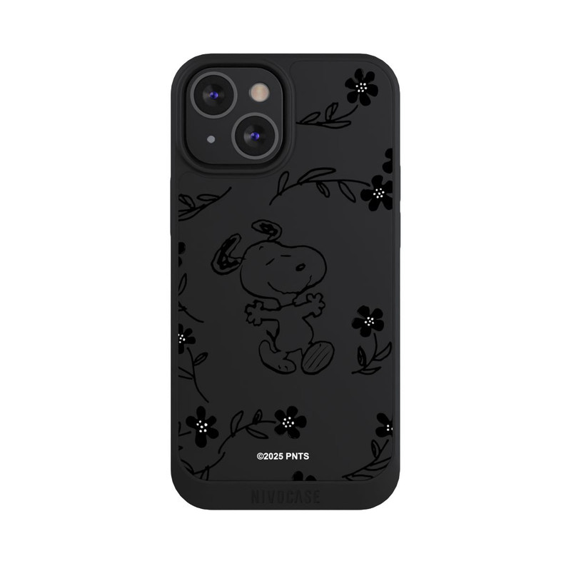 iPhone 13 Mini NIVOpure Snoopy und Flowers Transparent