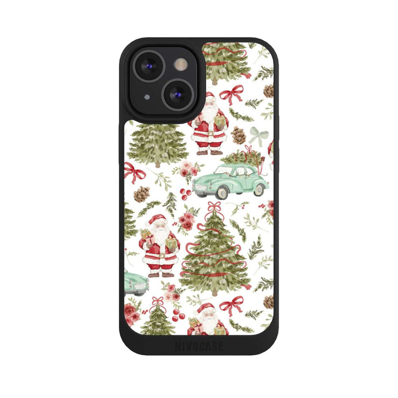 iPhone 13 Mini NIVOpure Weihnachtsfreude Vintage Muster 