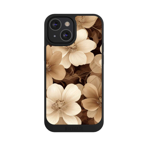 Apple iPhone 13 Mini NIVOpure Naturfarbene Negativblumen mit KI