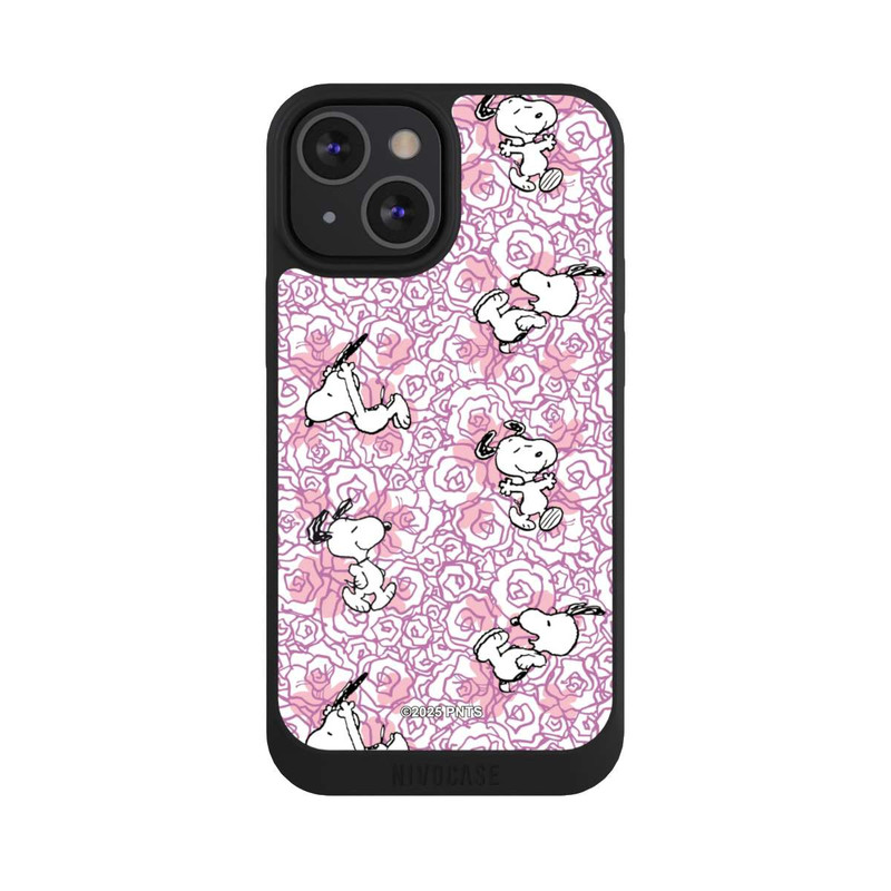 iPhone 13 Mini NIVOpure Peanuts Pink Roses Pattern