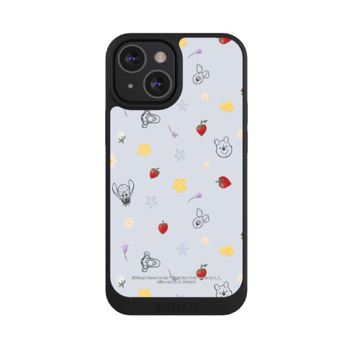 Apple iPhone 13 Mini NIVOpure Winnie the Pooh and Friends Strawberry Pattern Blue