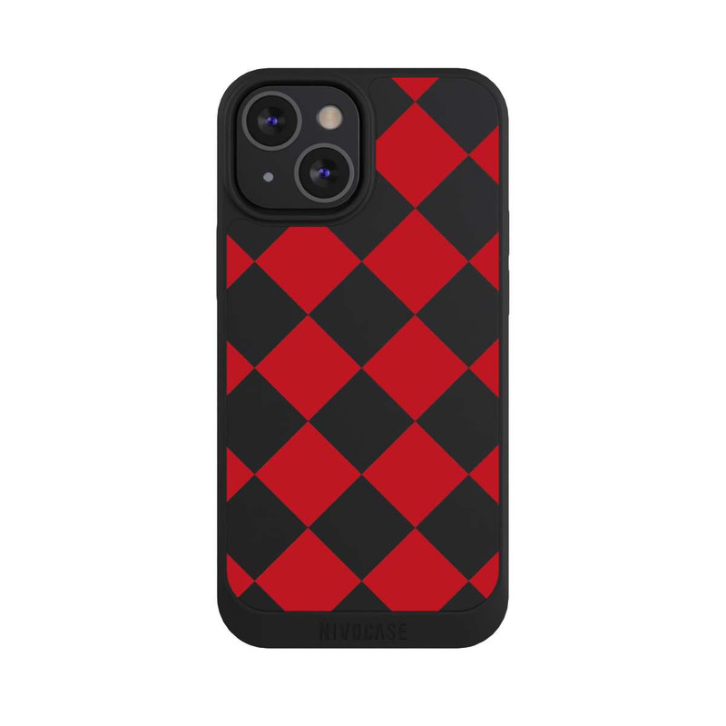iPhone 13 Mini NIVOpure Raute Bordeaux ohne Hintergrund