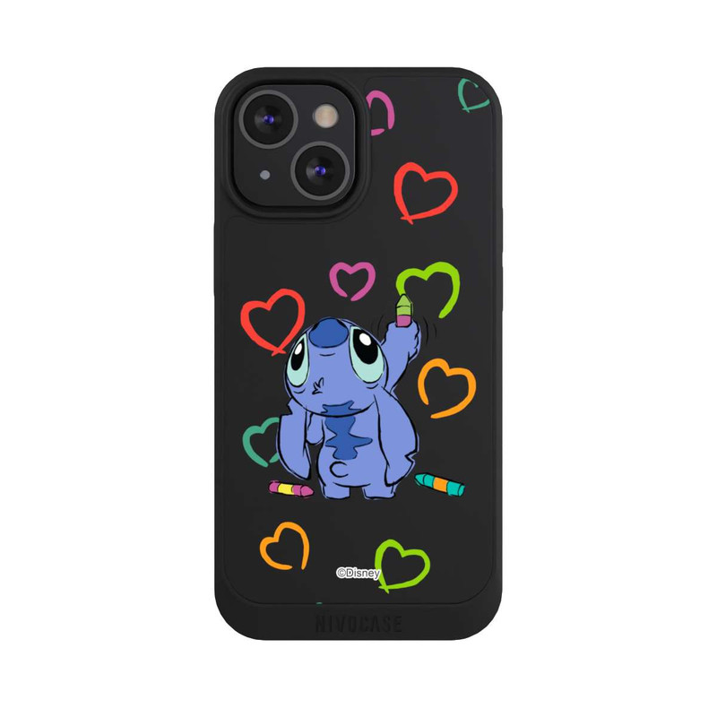iPhone 13 Mini NIVOpure Stitch Draws a Heart Transparent