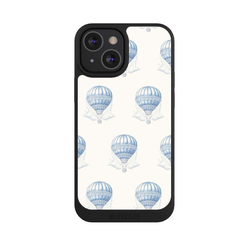 iPhone 13 Mini NIVOpure Balloon Pattern Girl Toile de Jouy mit KI