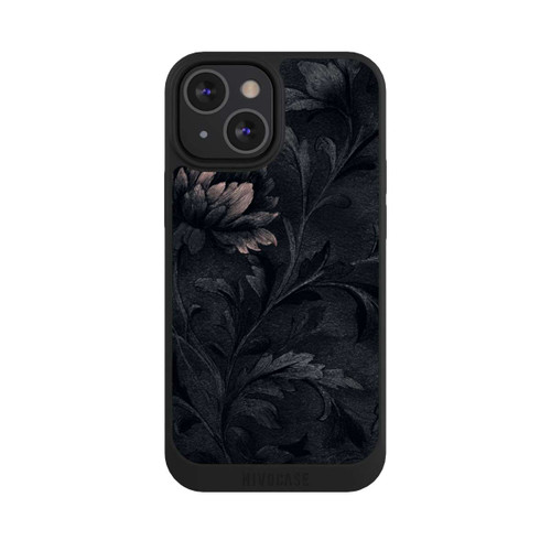 Apple iPhone 13 Mini NIVOpure Dunkles Blumenmuster Vintage