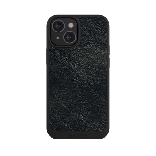 Apple iPhone 13 Mini NIVOpure Fond Aspect Cuir Noir